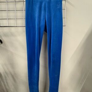 Juicy Couture Royal Blue Velour Leggings